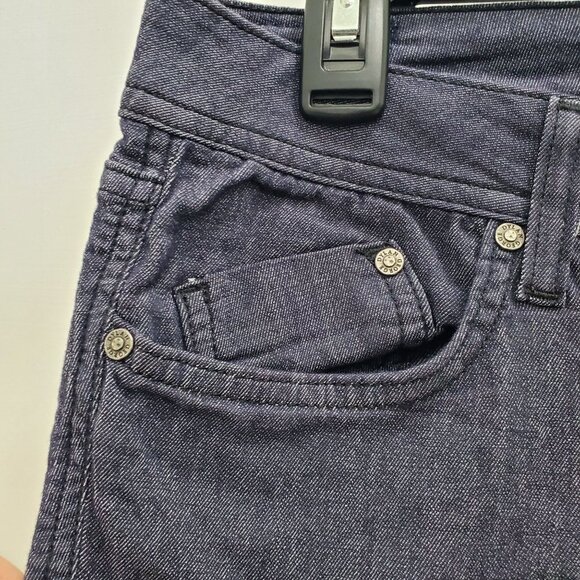 Dylan George Grace Regular Rise Skinny Dark Wash Chambray Denim Jegging Size 30 - Picture 2 of 8